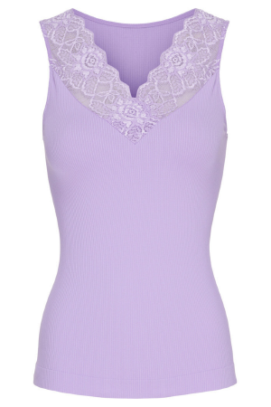 Belen v-blonde top Lavendel