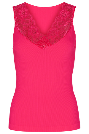 Belen v-blonde top Pink