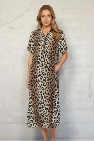 Caroline Dress SS / 2525 – Leopard