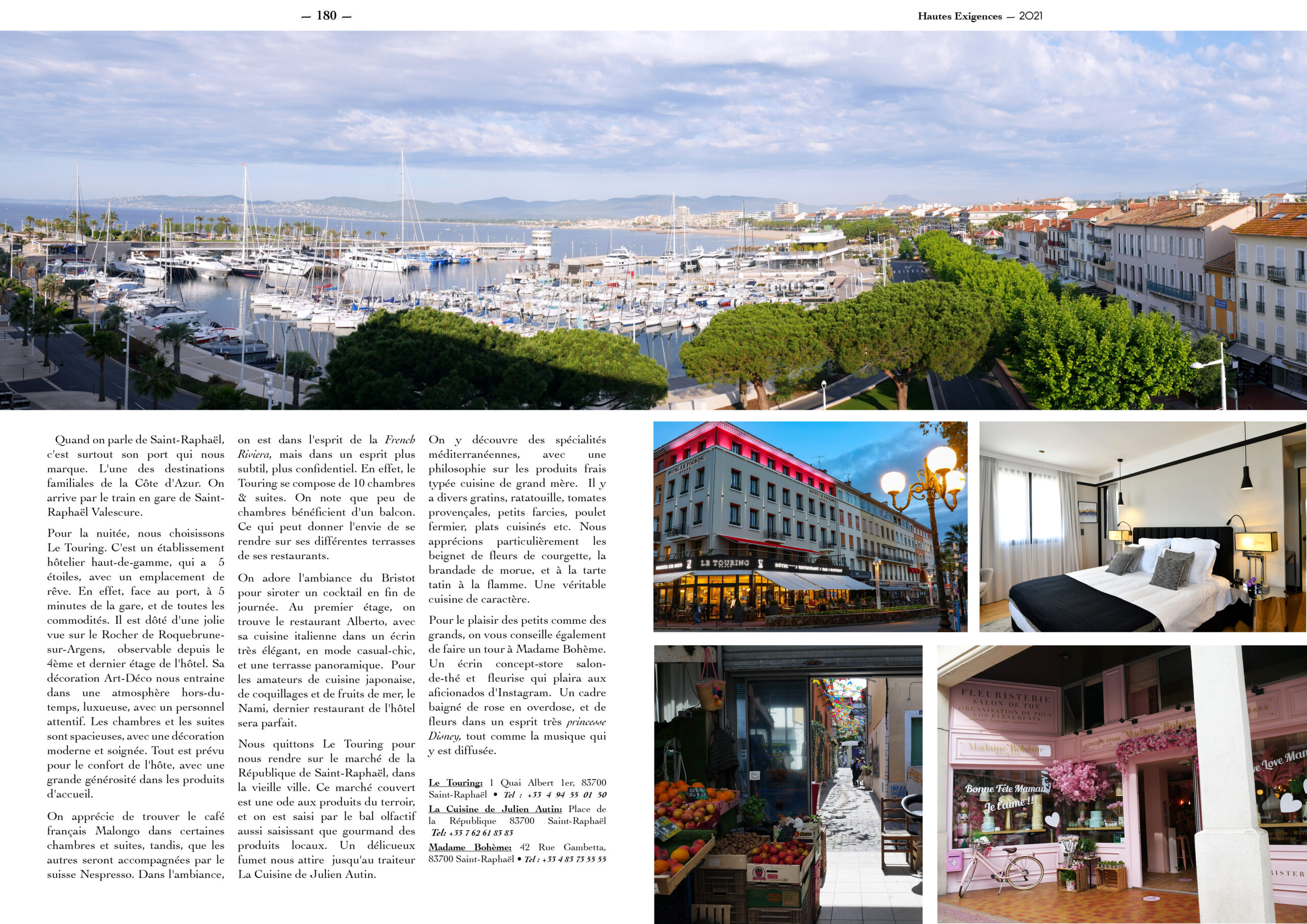 Hautes Exigences Magazine Hors Serie 2021 page 178-179