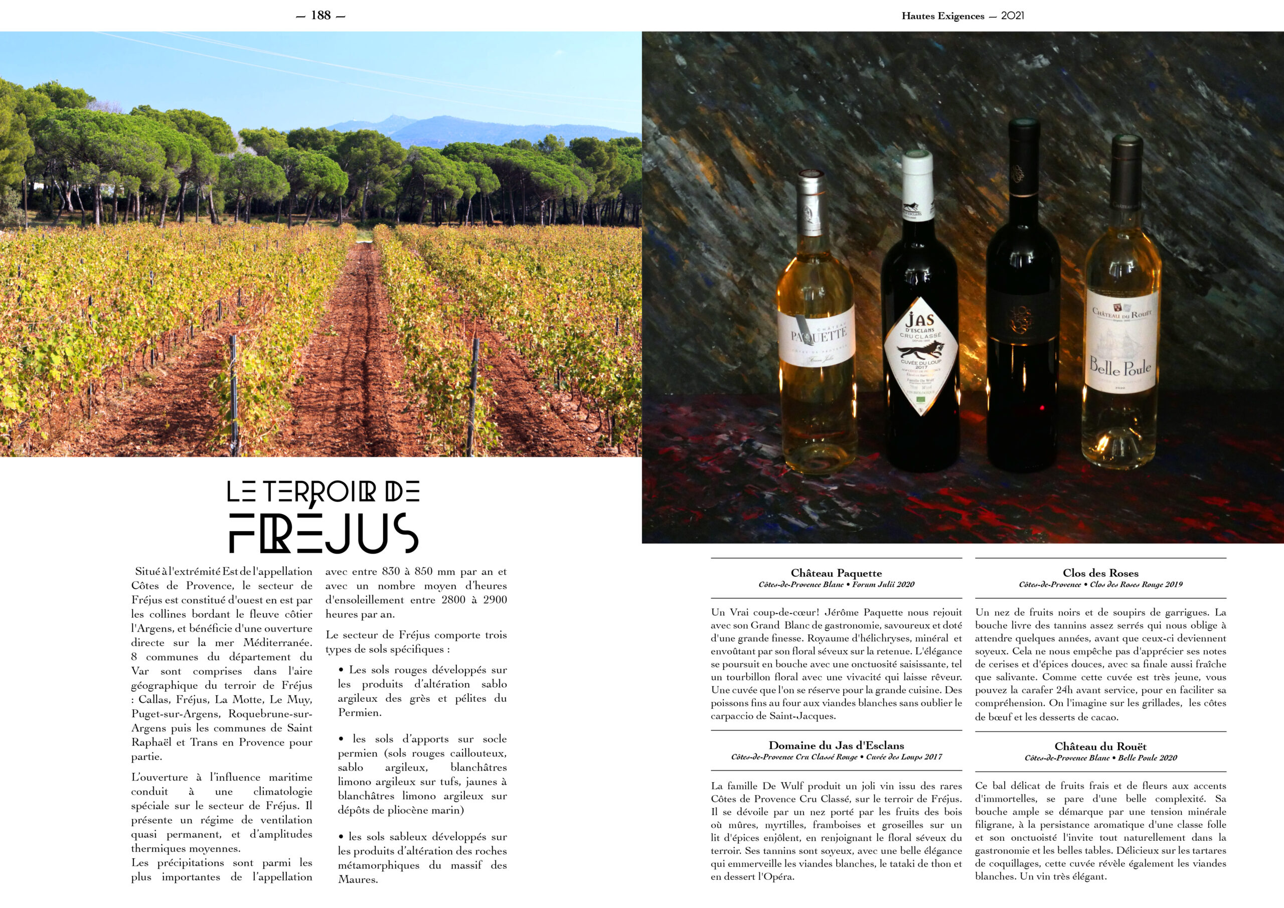 Hautes Exigences Magazine Hors Serie 2021 page 186-187