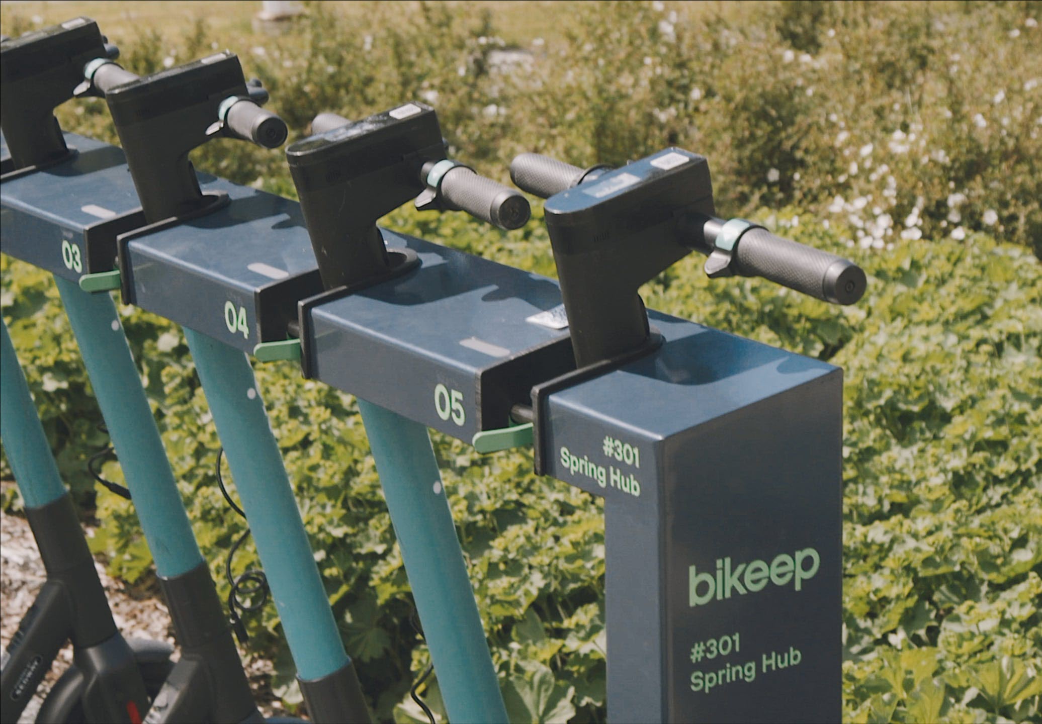 Billeder - elegant parkering af løbehjul » bikeep Danmark