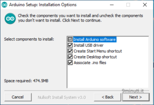 installazione ide arduino