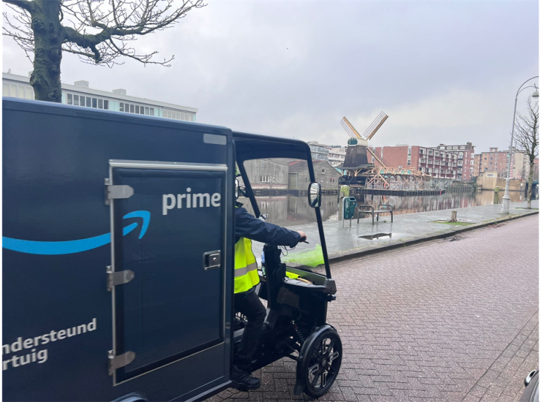 Vrachtfiets van Amazon