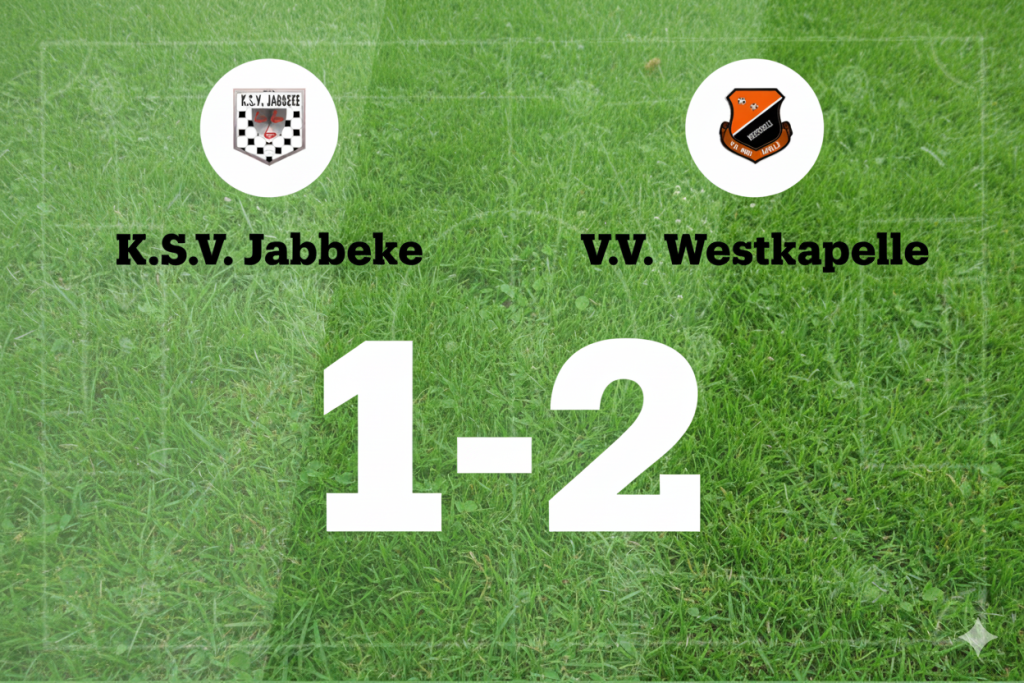 VV Westkapelle pakt vierde zege op rij tegen SV Jabbeke B