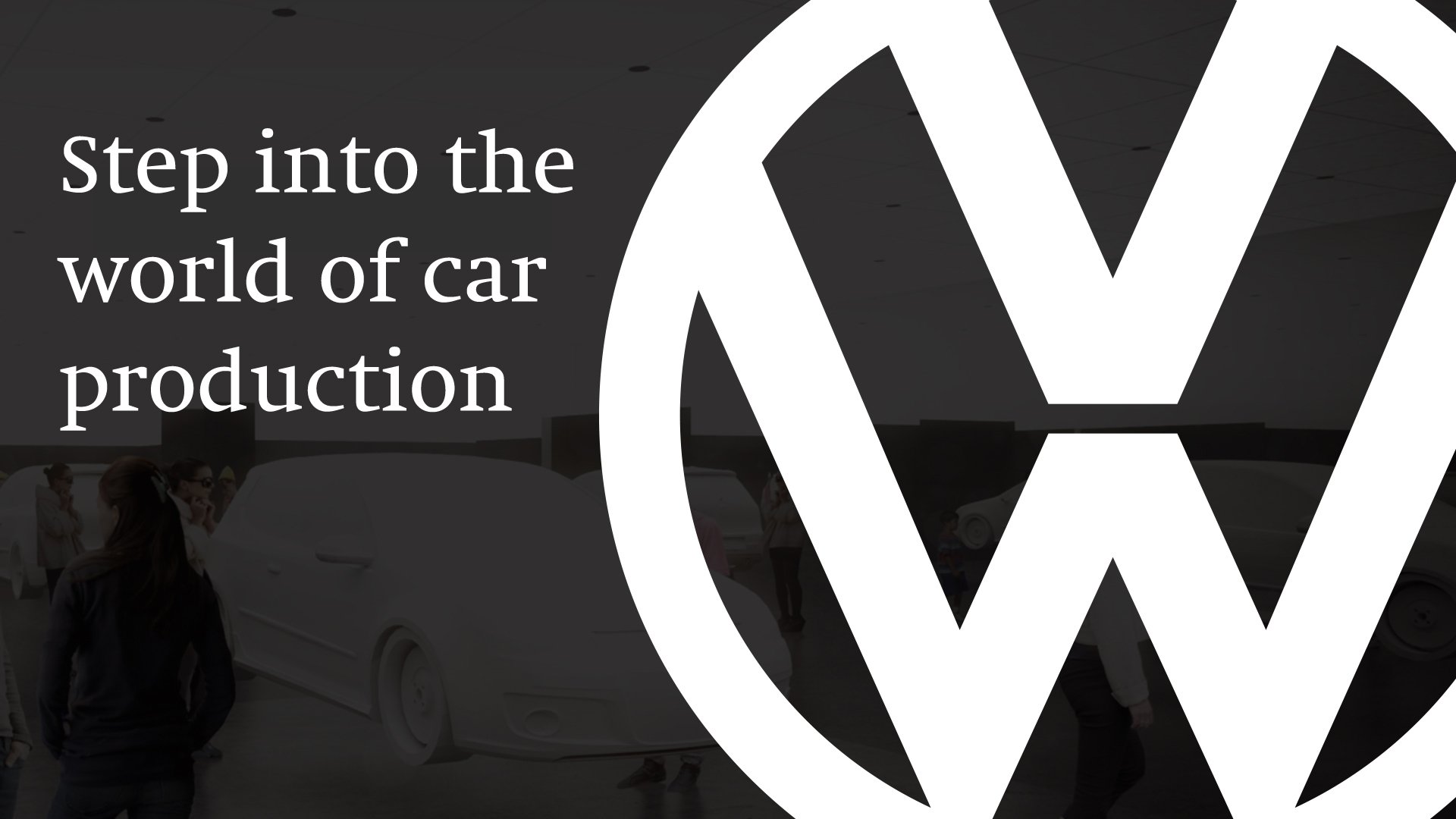 Volkswagen exhibition logo by LOOP Associates