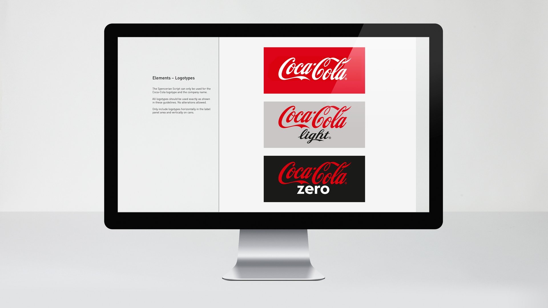 Coca-cola design guide by LOOP Associates