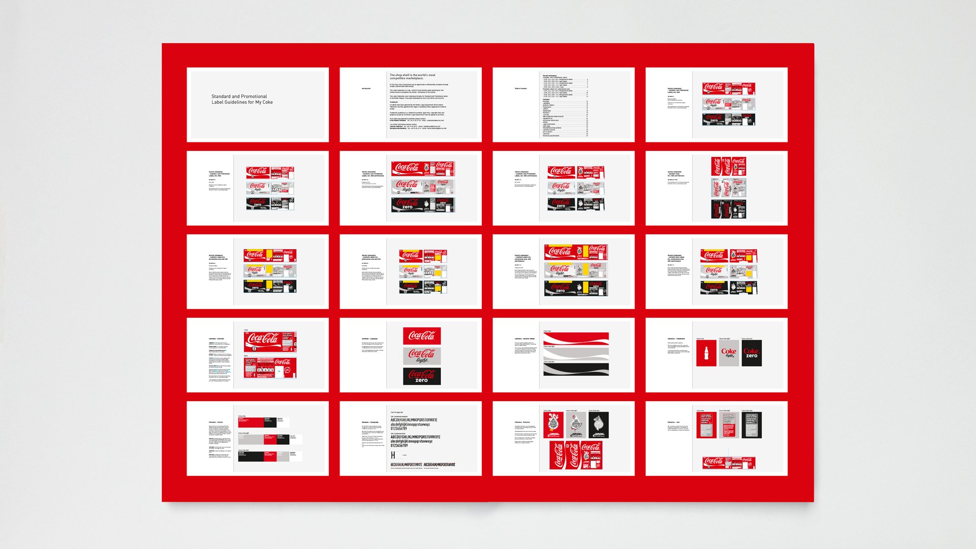 Coca-cola style guide overview by LOOP Associates