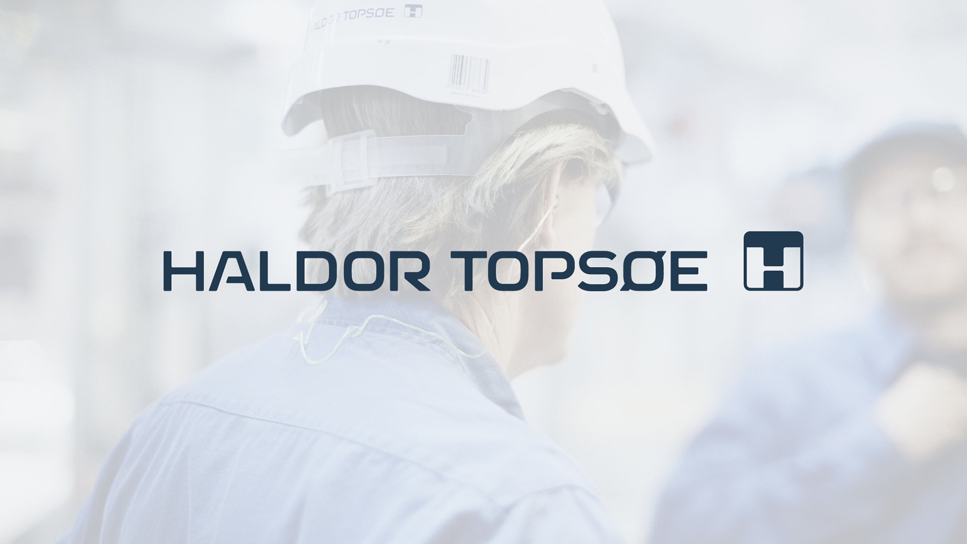 Haldor Topsøe logo on top of image by LOOP Associates
