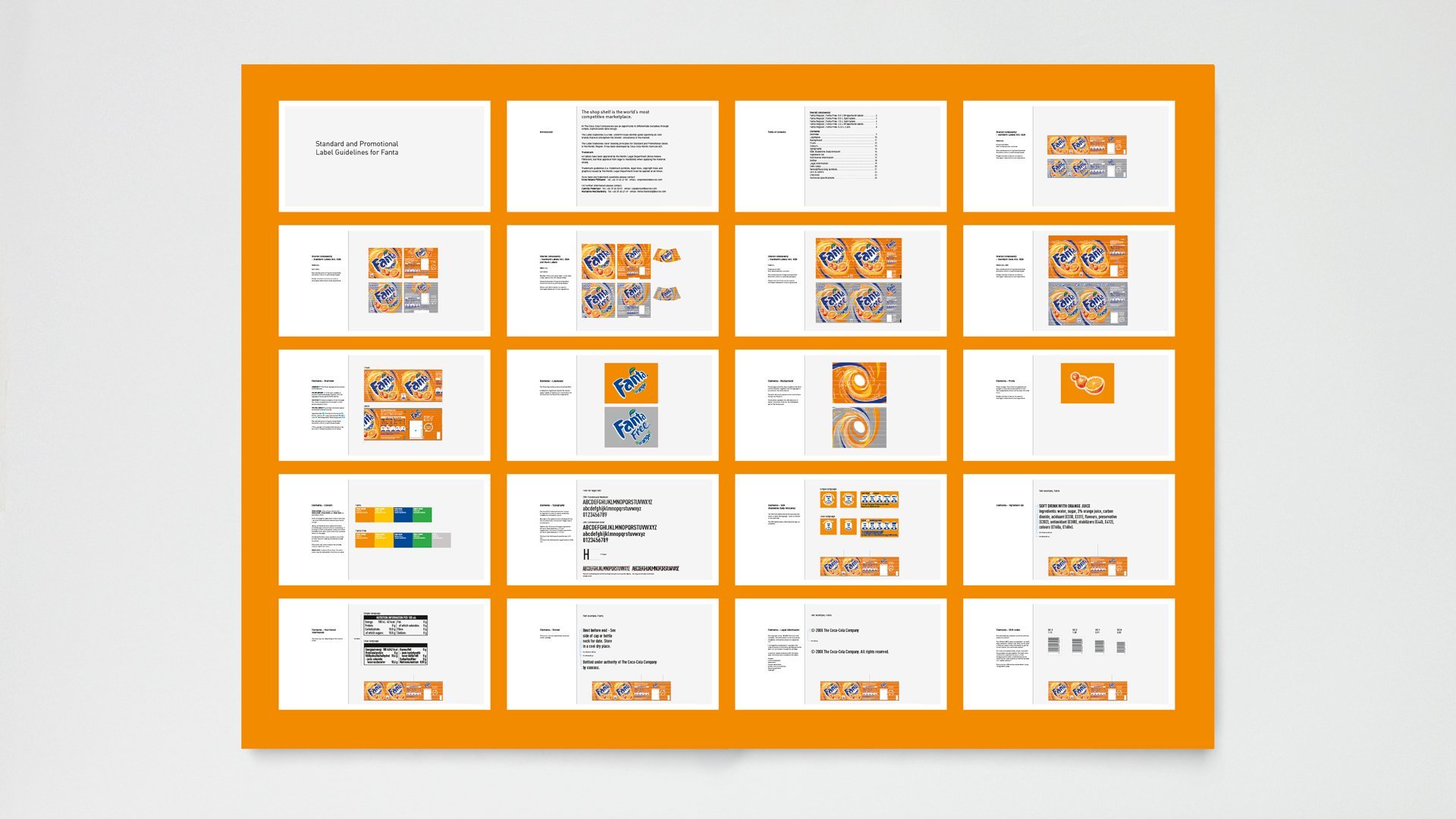 Fanta style guide overview by LOOP Associates