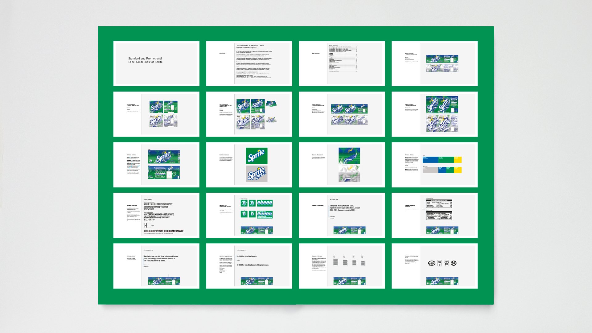 Sprite style guide overview by LOOP Associates