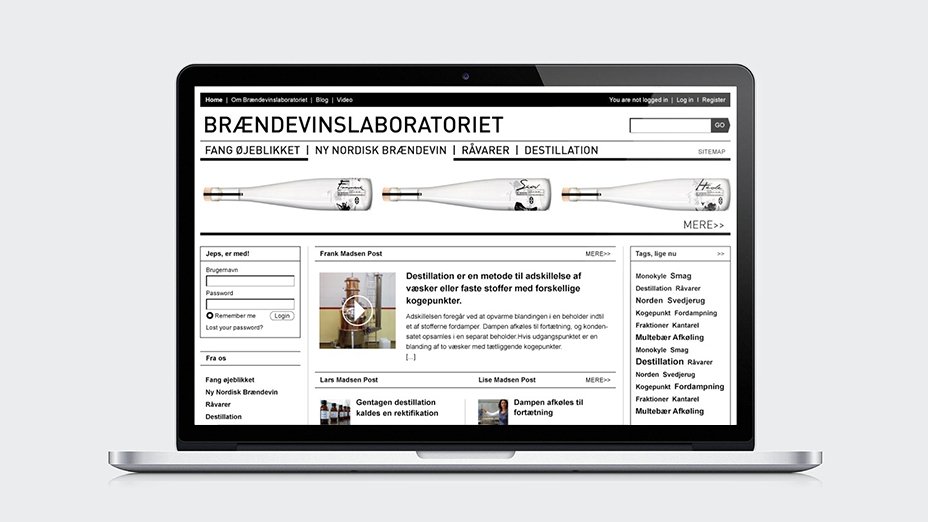 Pernod Ricard Nordic label website mockup 03 by LOOP Associates