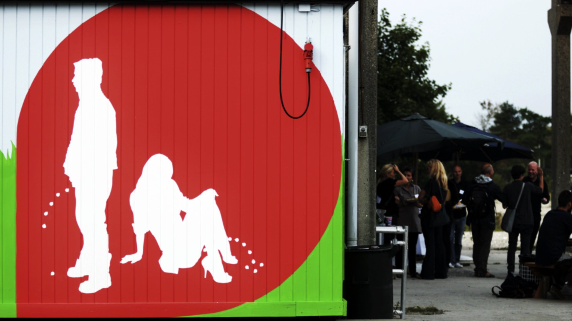 Image of Musicon graphic on wall at event by LOOP Associates