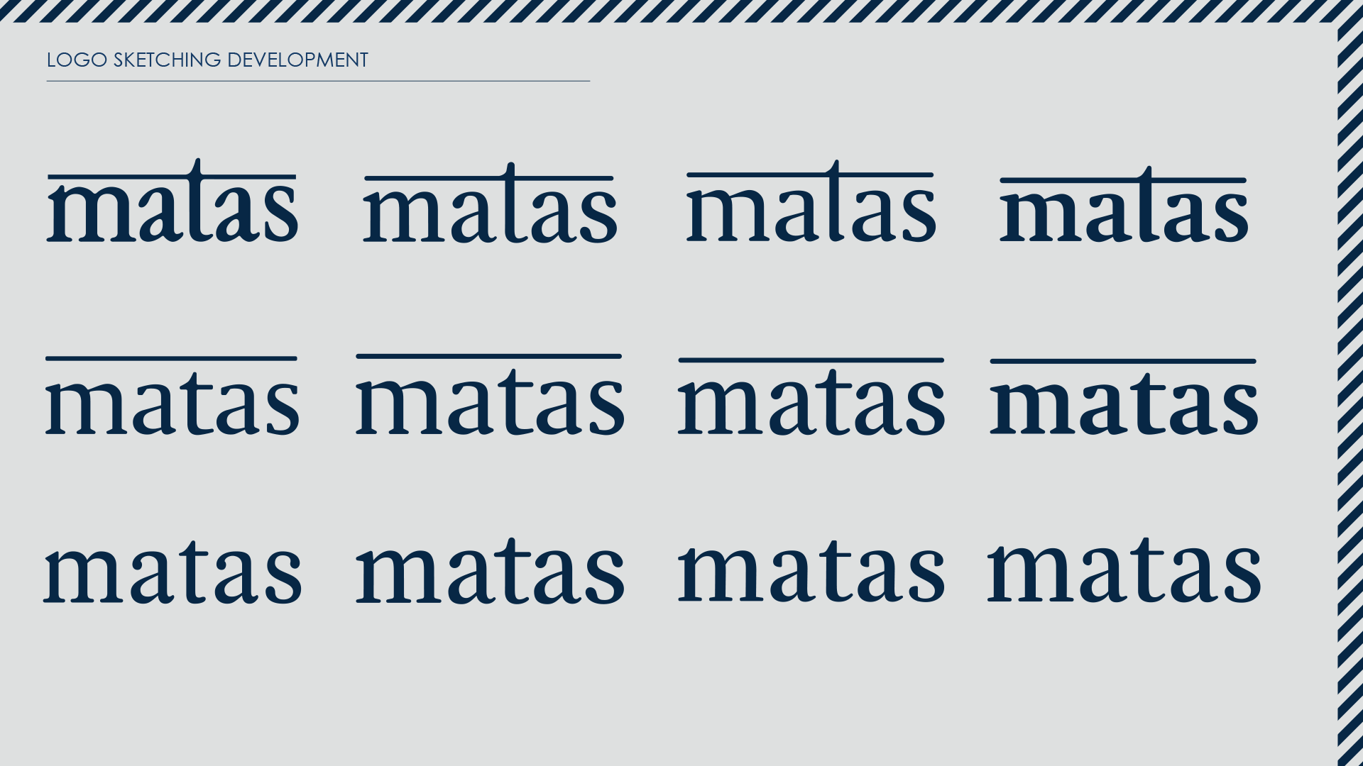 Matas logo development by LOOP Associates