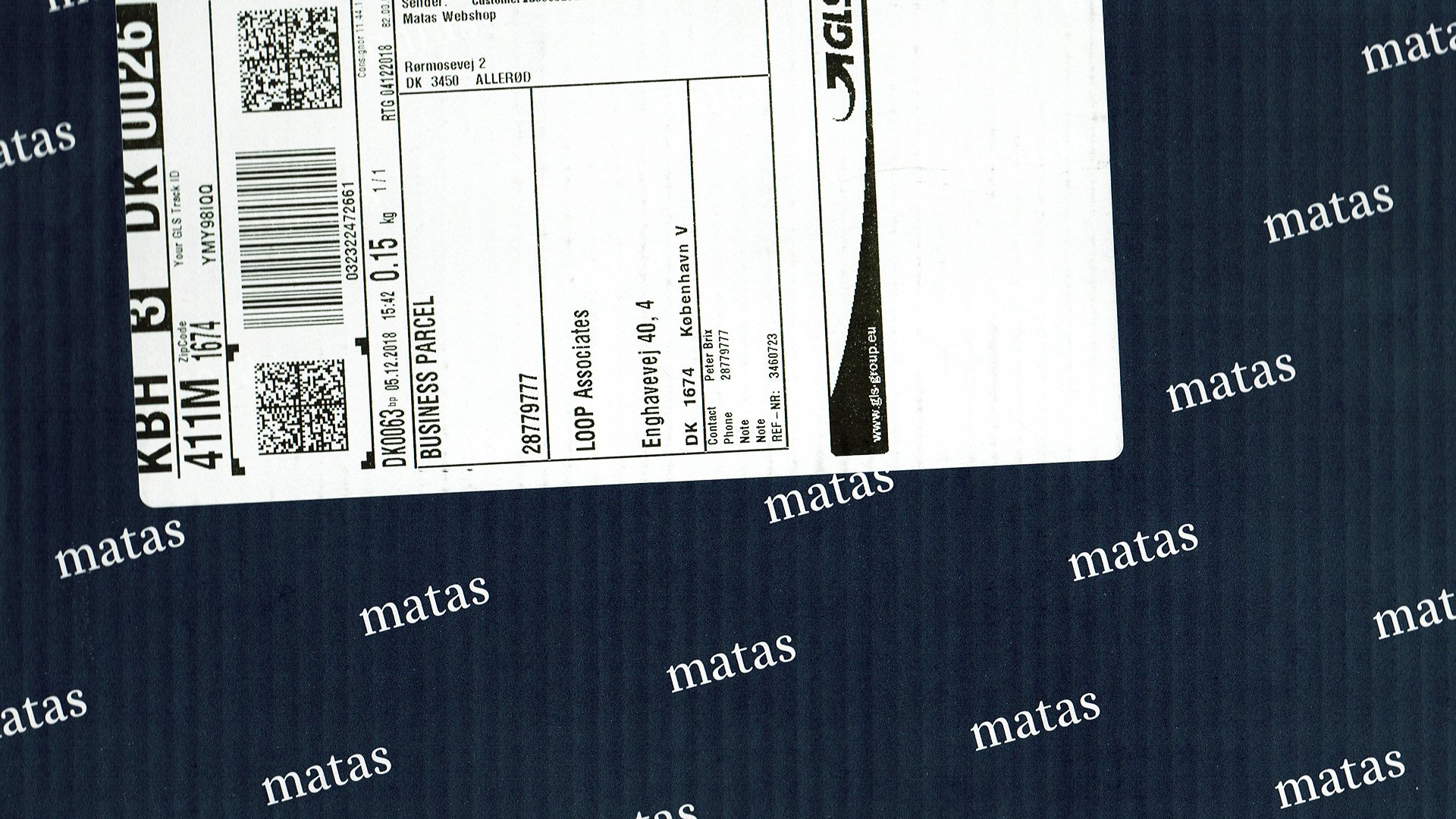 Matas package box by LOOP Associates