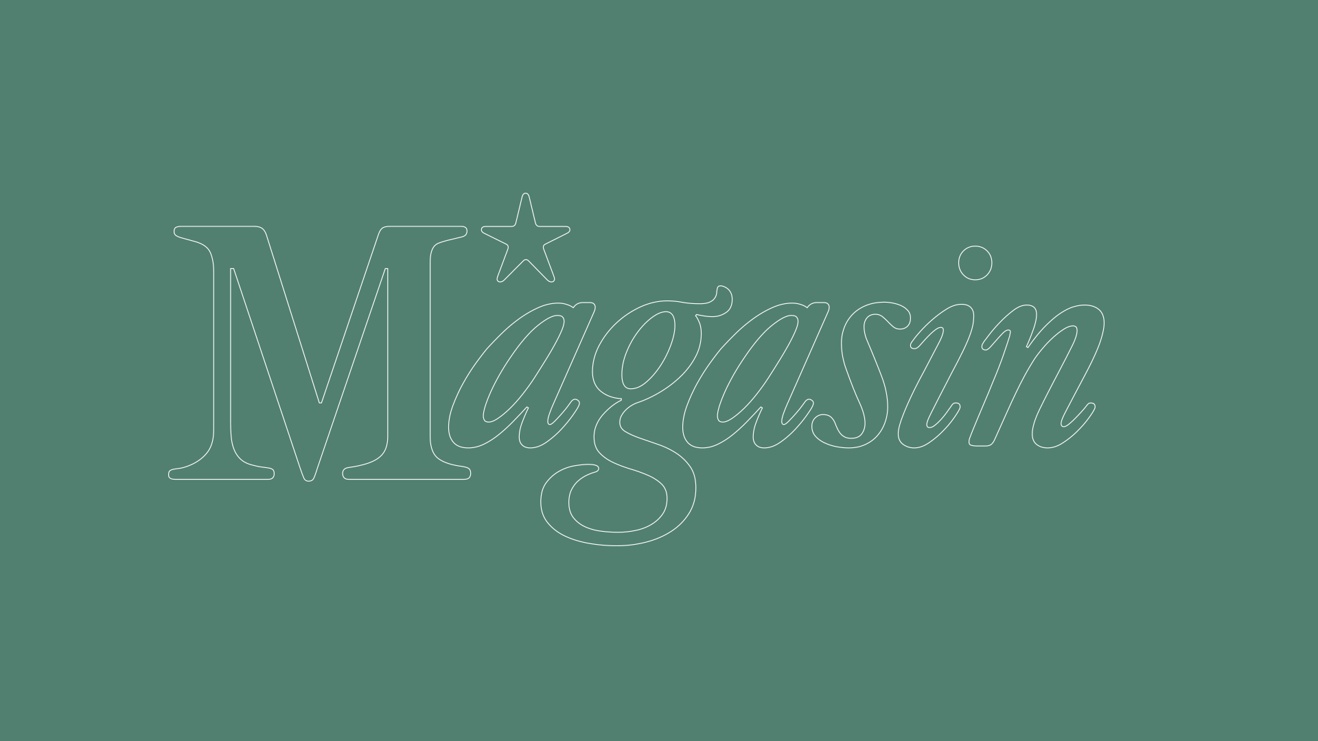 Magasin Logo evolution gif. by LOOP Associates