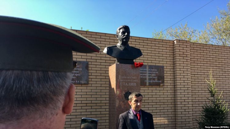 Stalin bust in Novosibirsk. Source: rferl.org