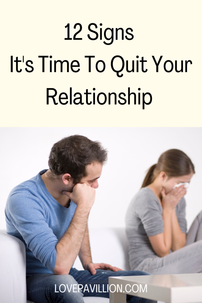 When to leave a relationship 