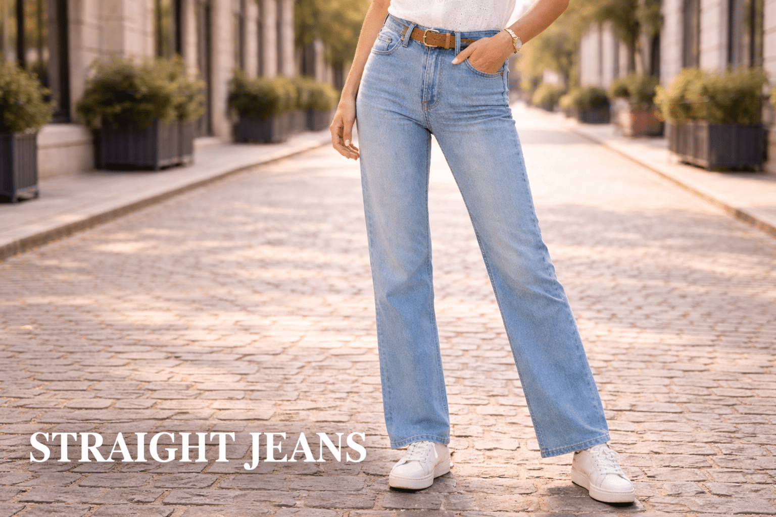 Straight jeans