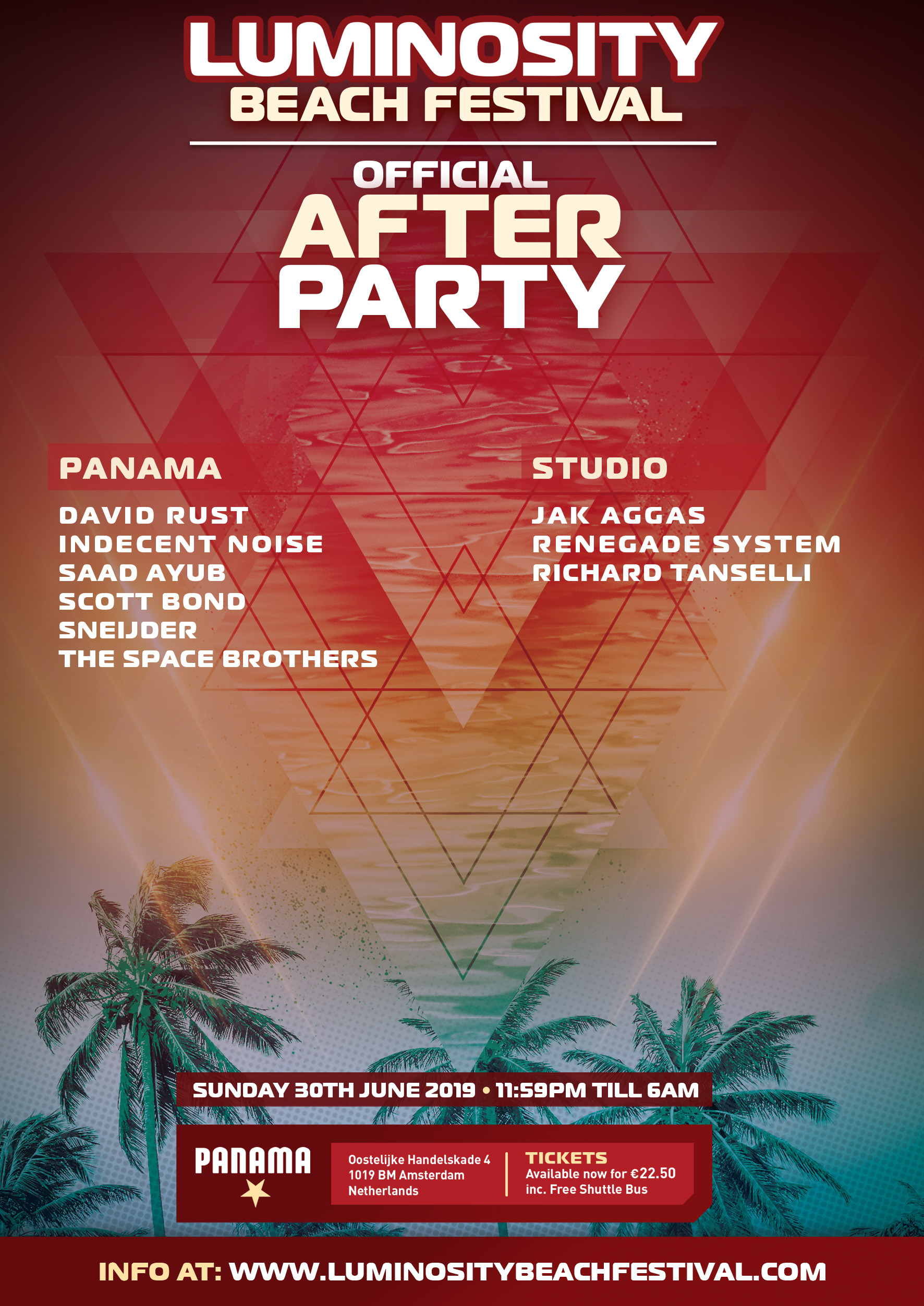 Luminosity Beach Festival 2019 – Official After Party | Luminosity Events