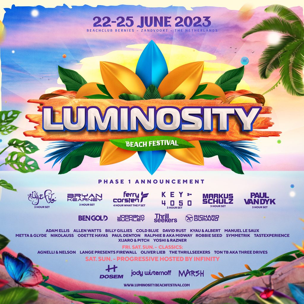 Luminosity Beach Festival 2023 Luminosity Events