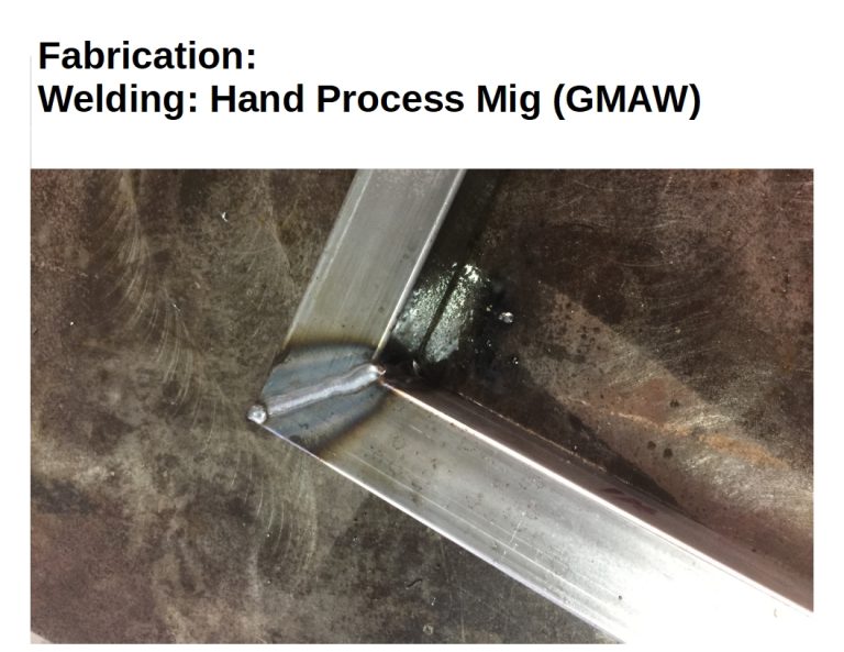 Fabrication Welding Hand precess MIG 1