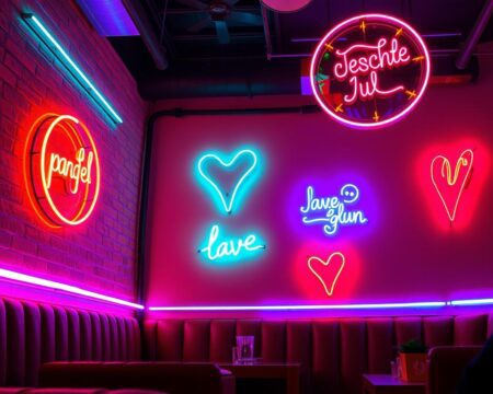 neon verlichting binnen