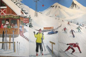 Ski Decor 3 delig 366 x 244 cm Lydison Verhuur