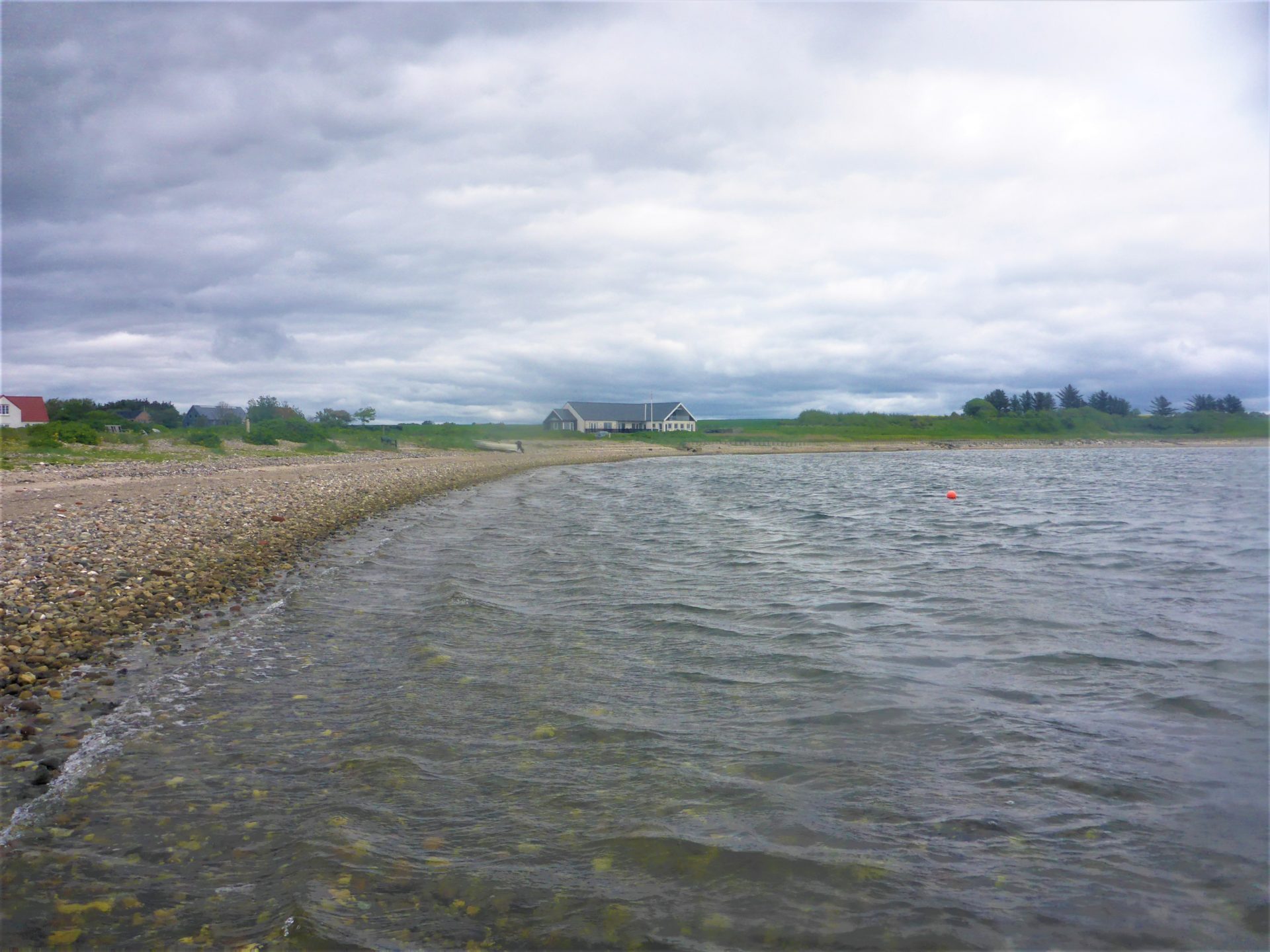 Lystfiskeri fra Fursund Strand i Limfjorden.