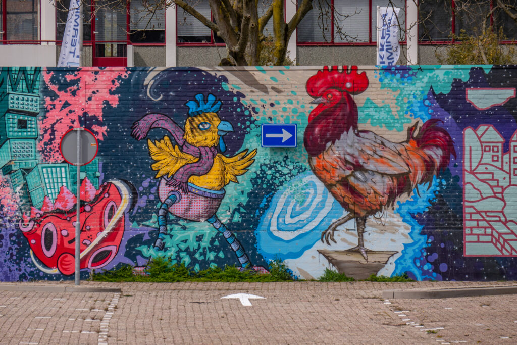 Planet Binck is een muur van 50 meter lang met een bonte variatie aan Street Art. Het thema van de muur is de toekomst van de Binckhorst. Ringo Mollinger (Ringo_1984), Erwin Verkade, Serge Kortenbroek (Serge Kb) en SogoShow werken gezamenlijk aan de muur. Haan en kippen scharrelen op de Binckhorst