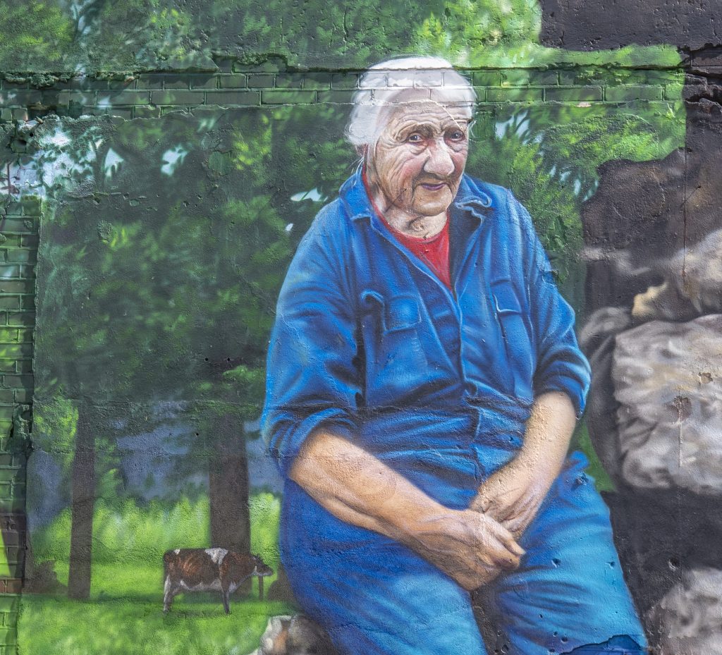 Rosalie de Graaf - Anna Reintjes leefde een uiterst sober leven. Ze sliep in een bedstee in de kamer en het fornuis en de kachel werden gestookt met kolen en briketten. De enige ‘luxe’ in haar boerderij was stromend water en elektriciteit. In de schuur stond de kakdoos en een douche was er niet. Ze overleed in 2007 op 96-jarige leeftijd en al haar bezittingen aan de kerk. Koe Corrie vond een thuis in het Openluchtmuseum in Arnhem.