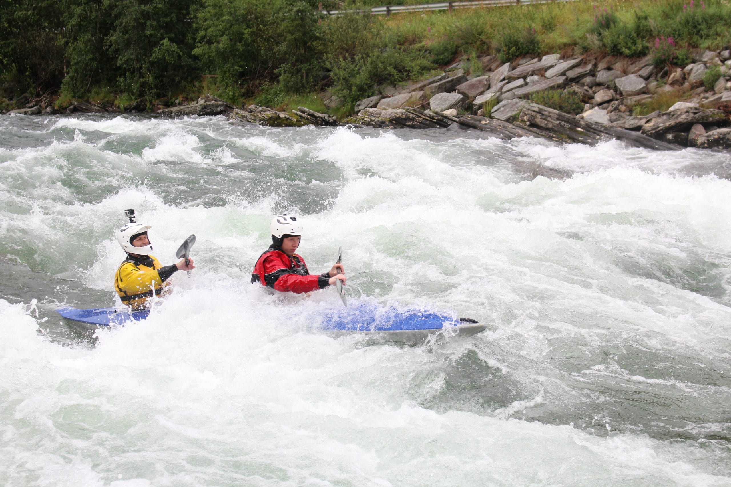 Tandem Kayaking on Sjoa Normal