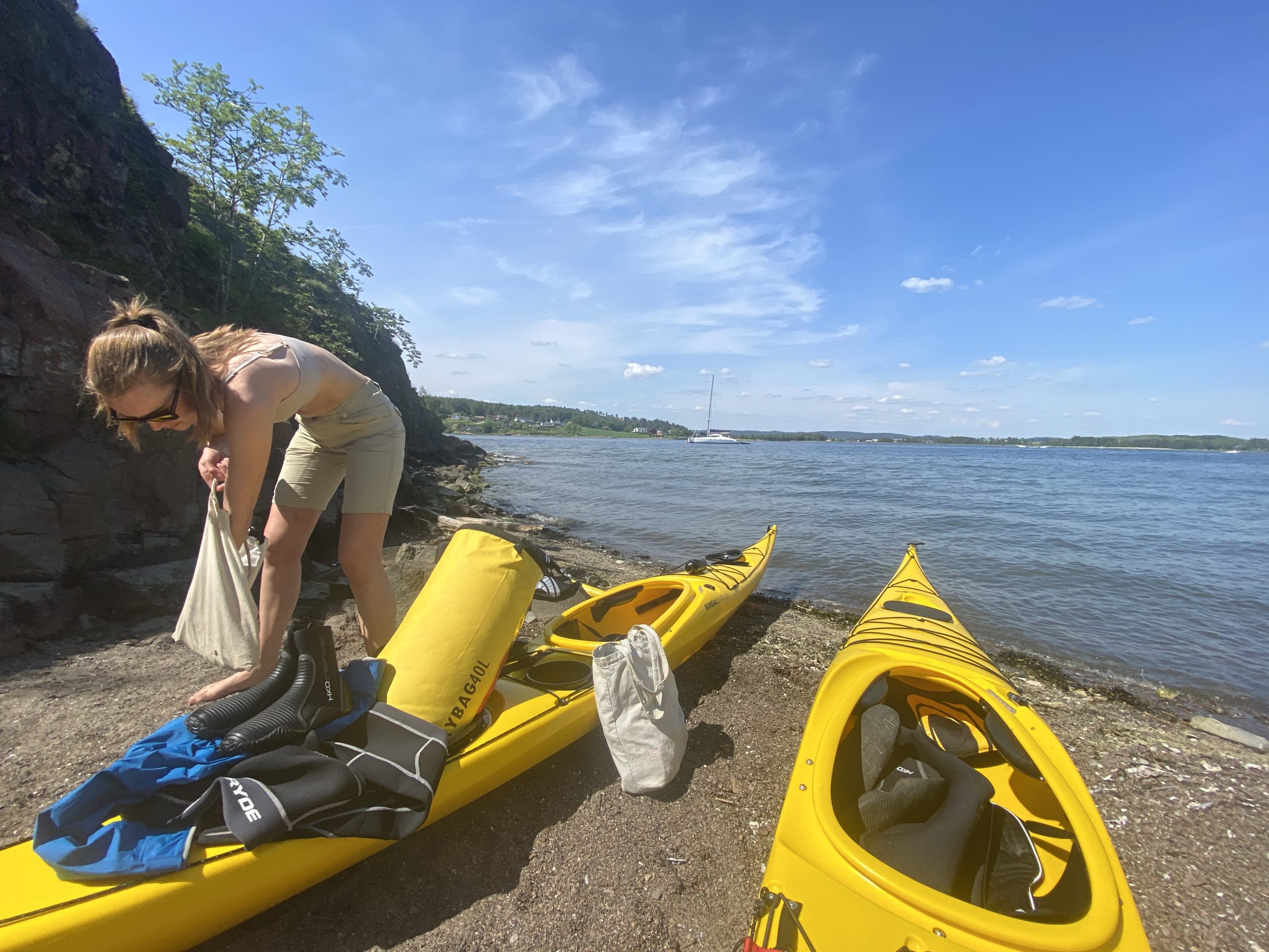 packing for overnight kayak trip