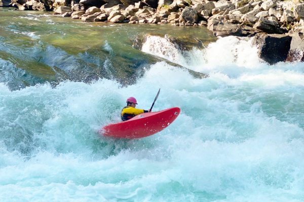 paddling whitewater rapids in norway