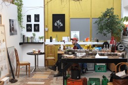 Rune Bosse in his workshop