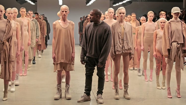 Yeezy x Vanessa Beecroft art fashion