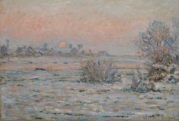 Claude Monet - Winter Sun, Lavacourt