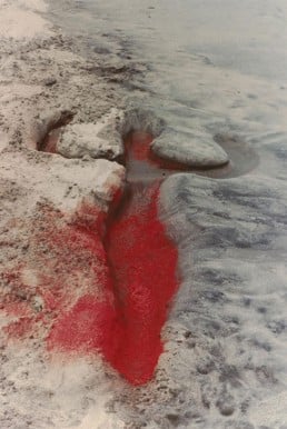 Ana Mendieta, land art