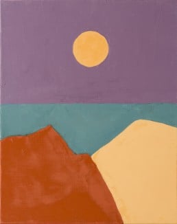 Etel Adnan, Untitled, 2015, Oil on canvas