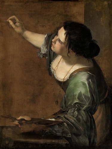 Artemisia Gentileschi self portrait