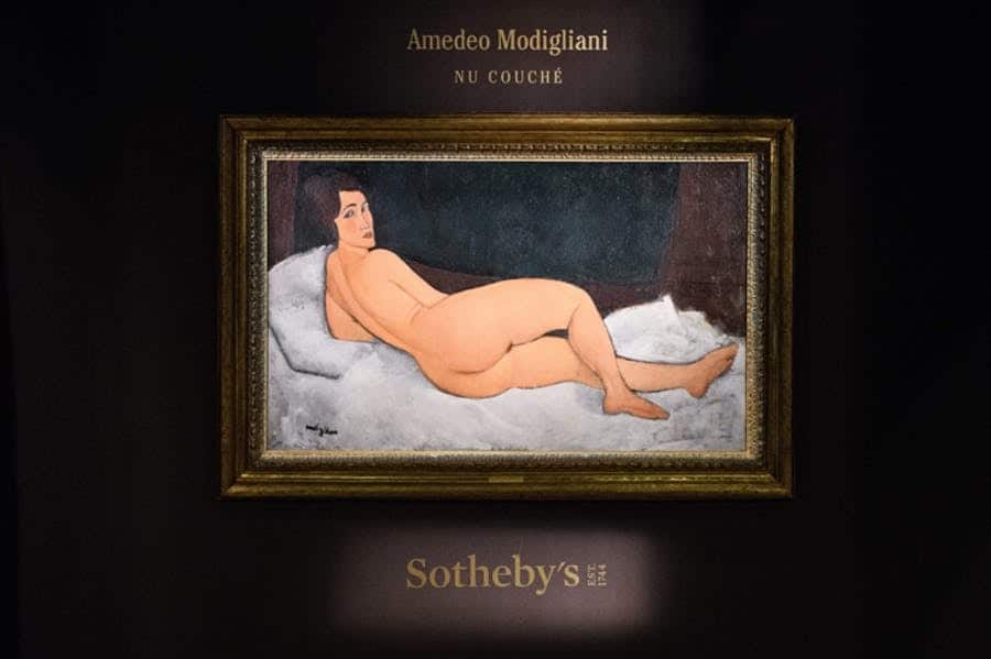 most expensive paintings, 2018, Modigliani