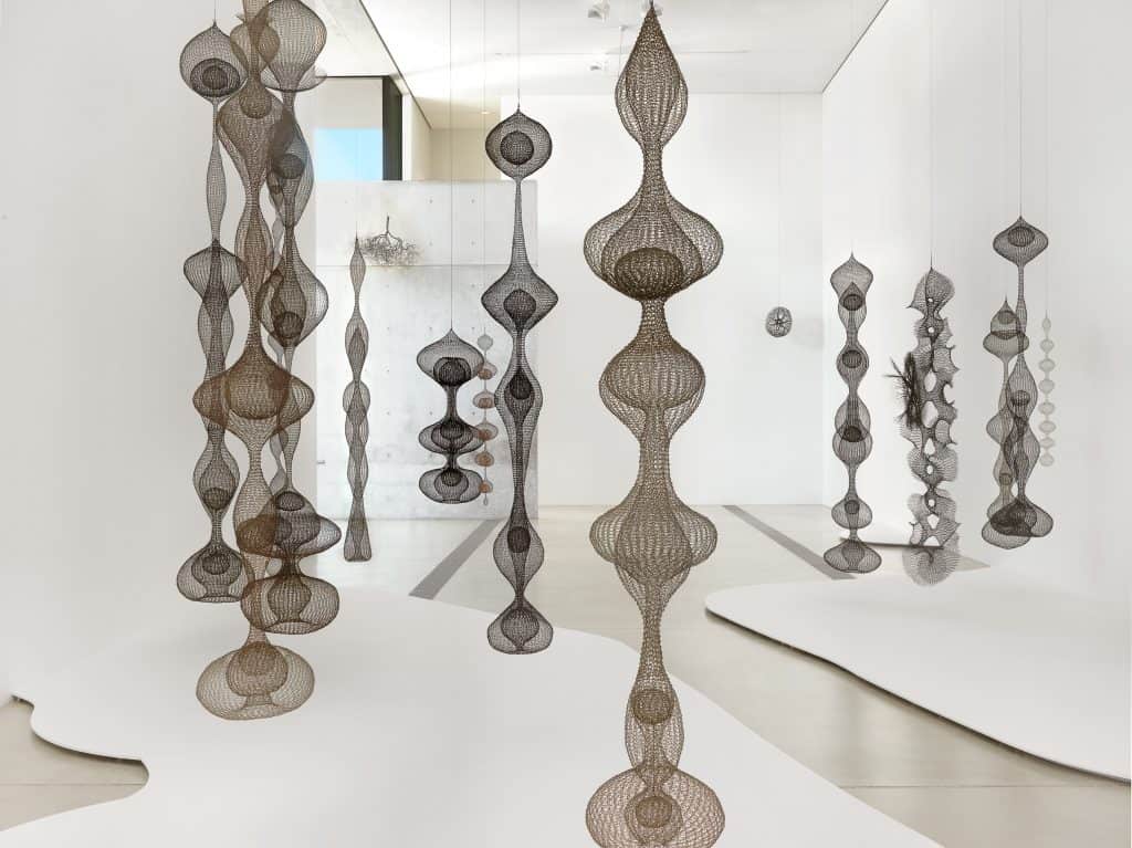 Installation view of Ruth Asawa: Life’s Work, 2018–19. 