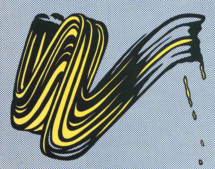 Roy Lichtenstein, Brushstroke, 1965