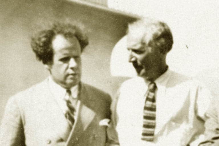 Sergei Eisenstein and Upton Sinclair in Mexico