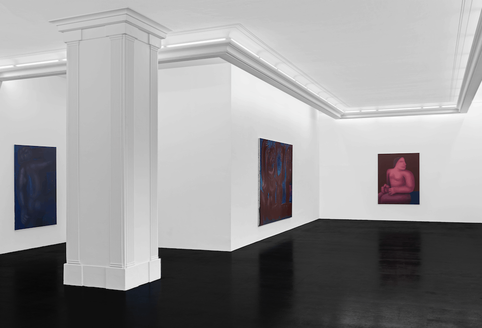 George Rouy 'Maelstrom', Installation View, Peres Projects. 