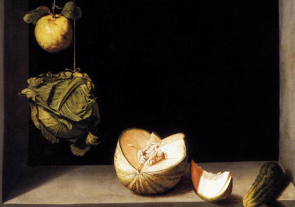 Juan Sanchez Cotan, Still Life with Quince, Cabbage, Melon and Cucumber