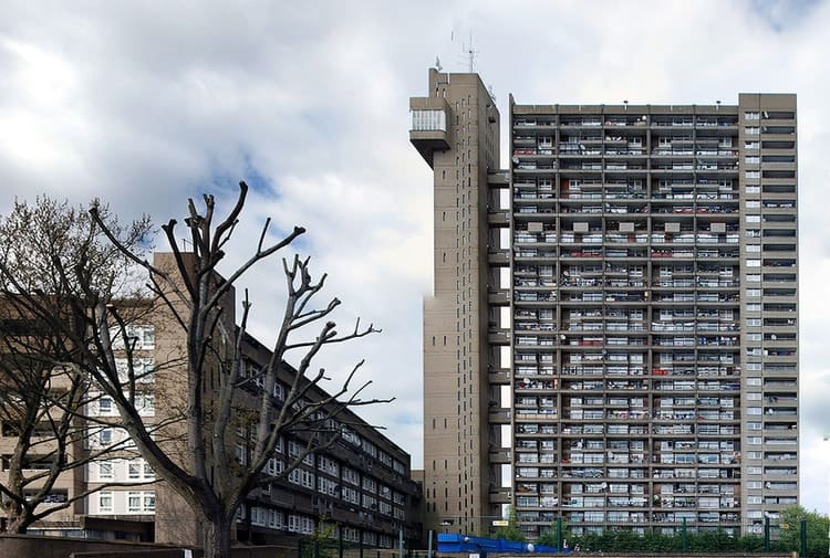 Trellick Tower in London, England