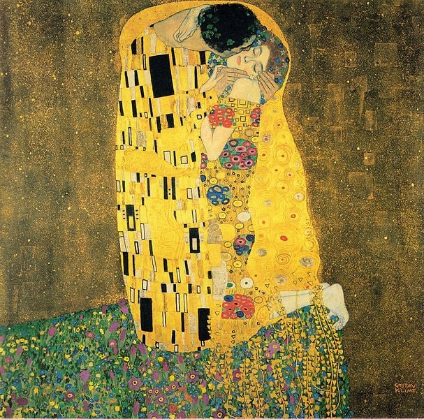 Gustav Klimt, The Kiss, 1907. 