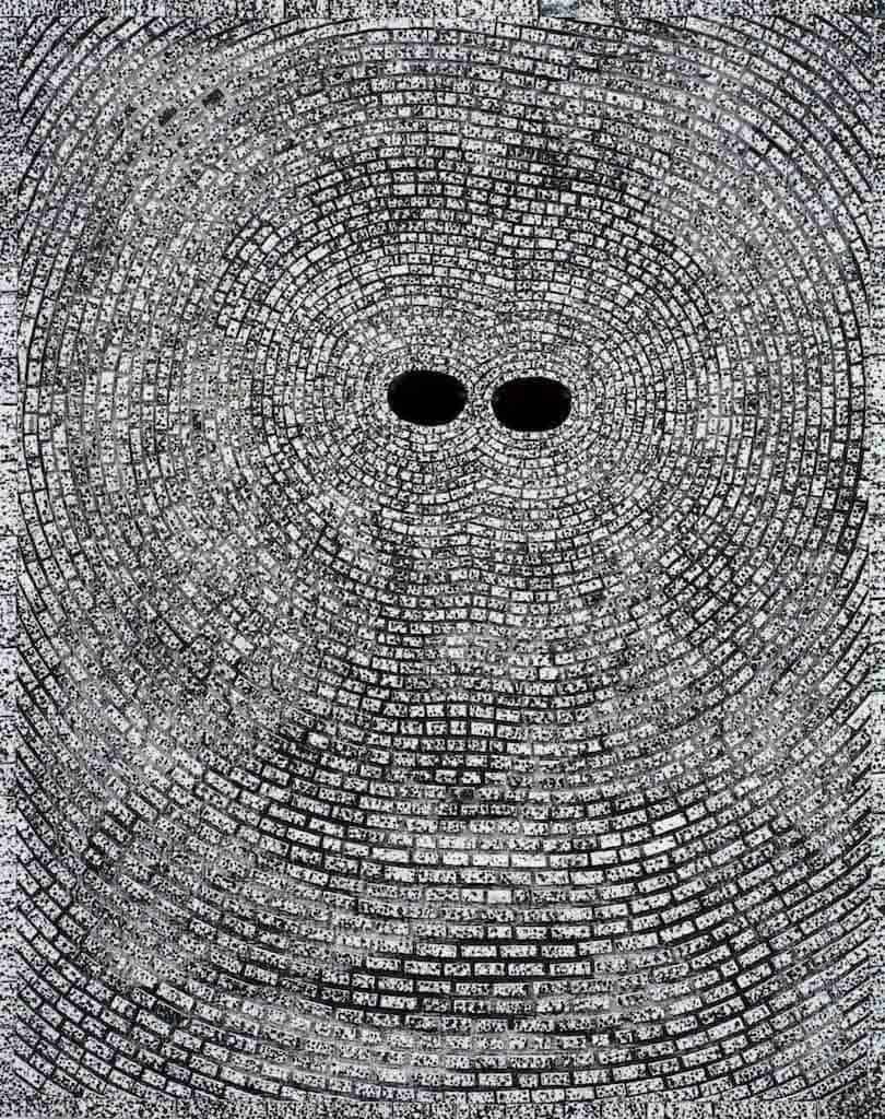 Jack Whitten, Self Portrait: Entrainment, 2008.
