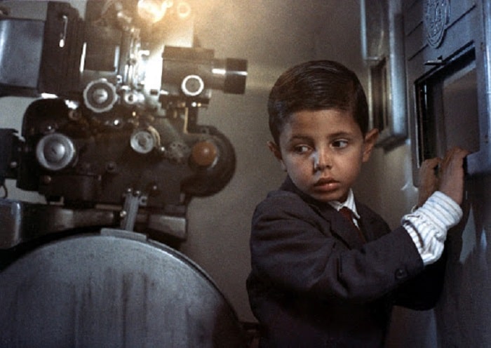 Screenshot of the film Cinema Paradiso by Giuseppe Tornatore. Watchlist